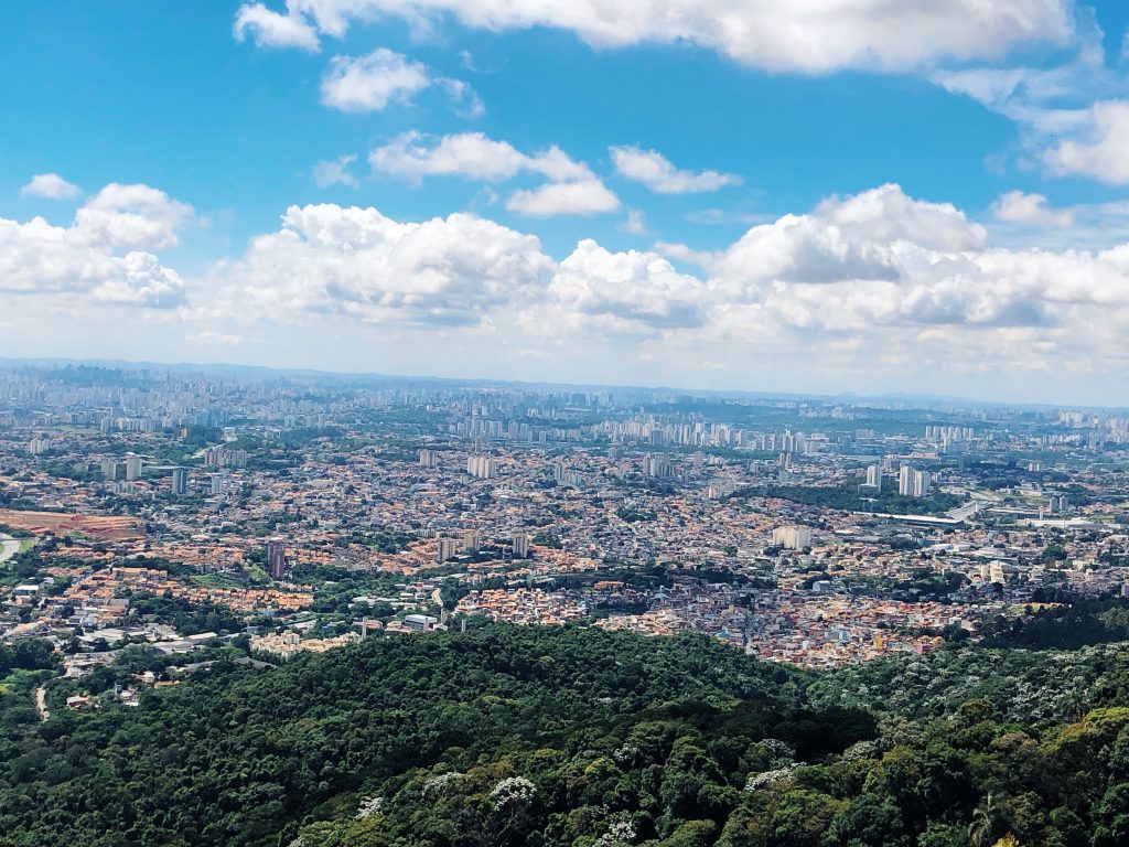 the breathtaking view from pico do jaraguá