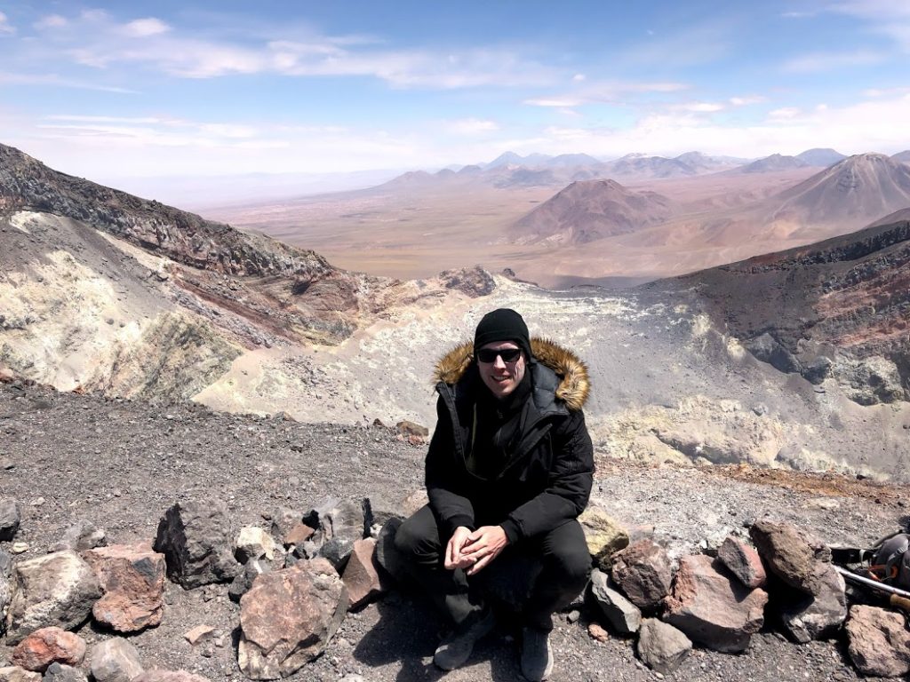 the lascar volcano