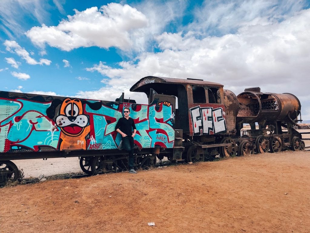 the train cemetery in bolivia