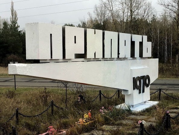 Pripyat Town Sign
