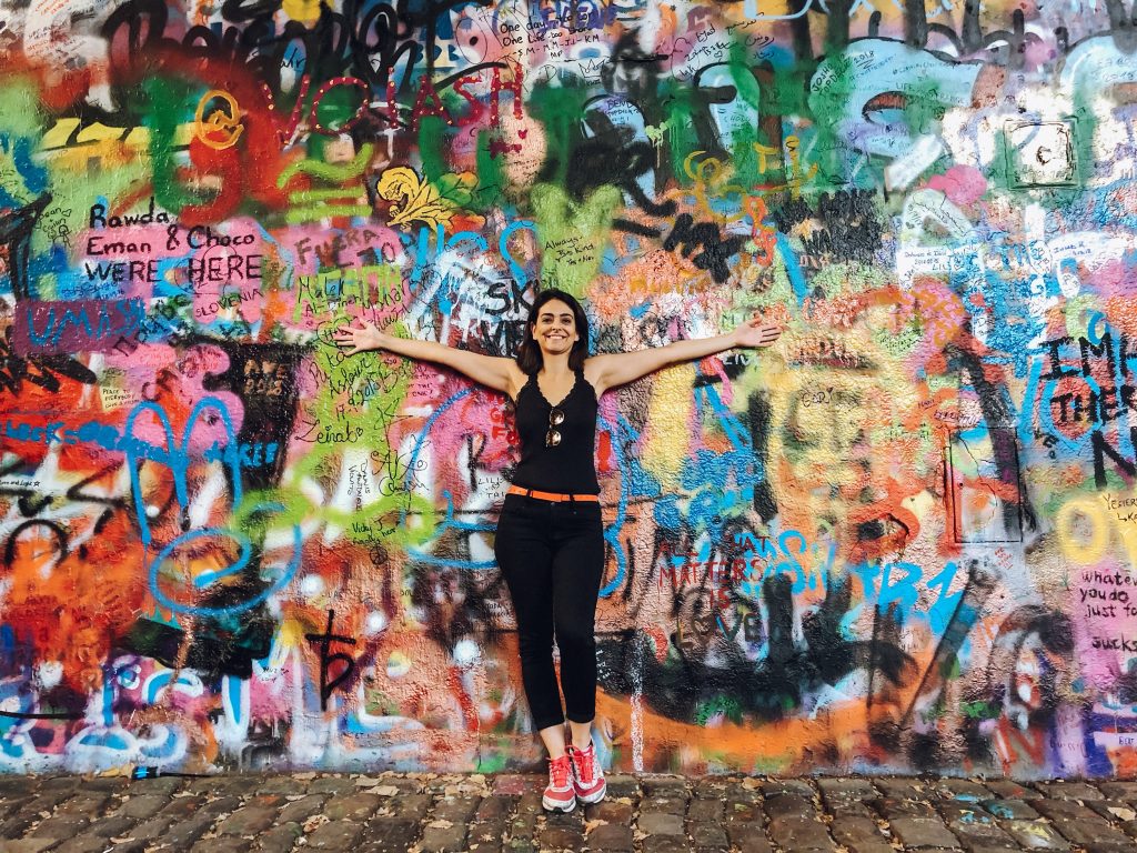 John Lennon wall is that much colorful as it is its story.