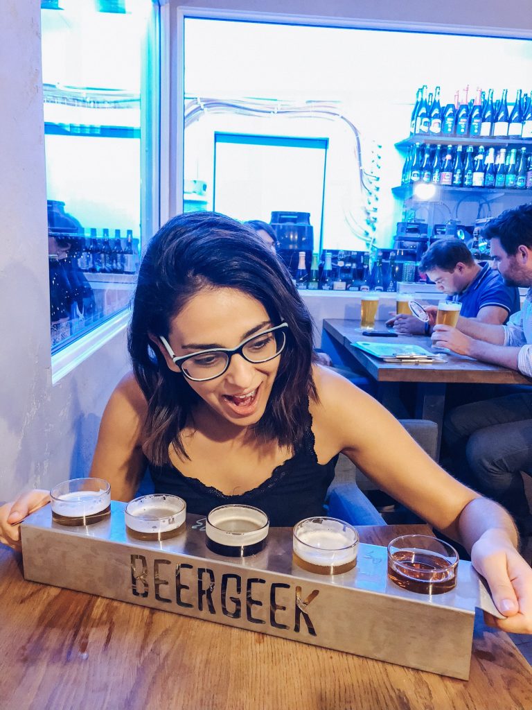 Beer tastings are the best at Beergeek.